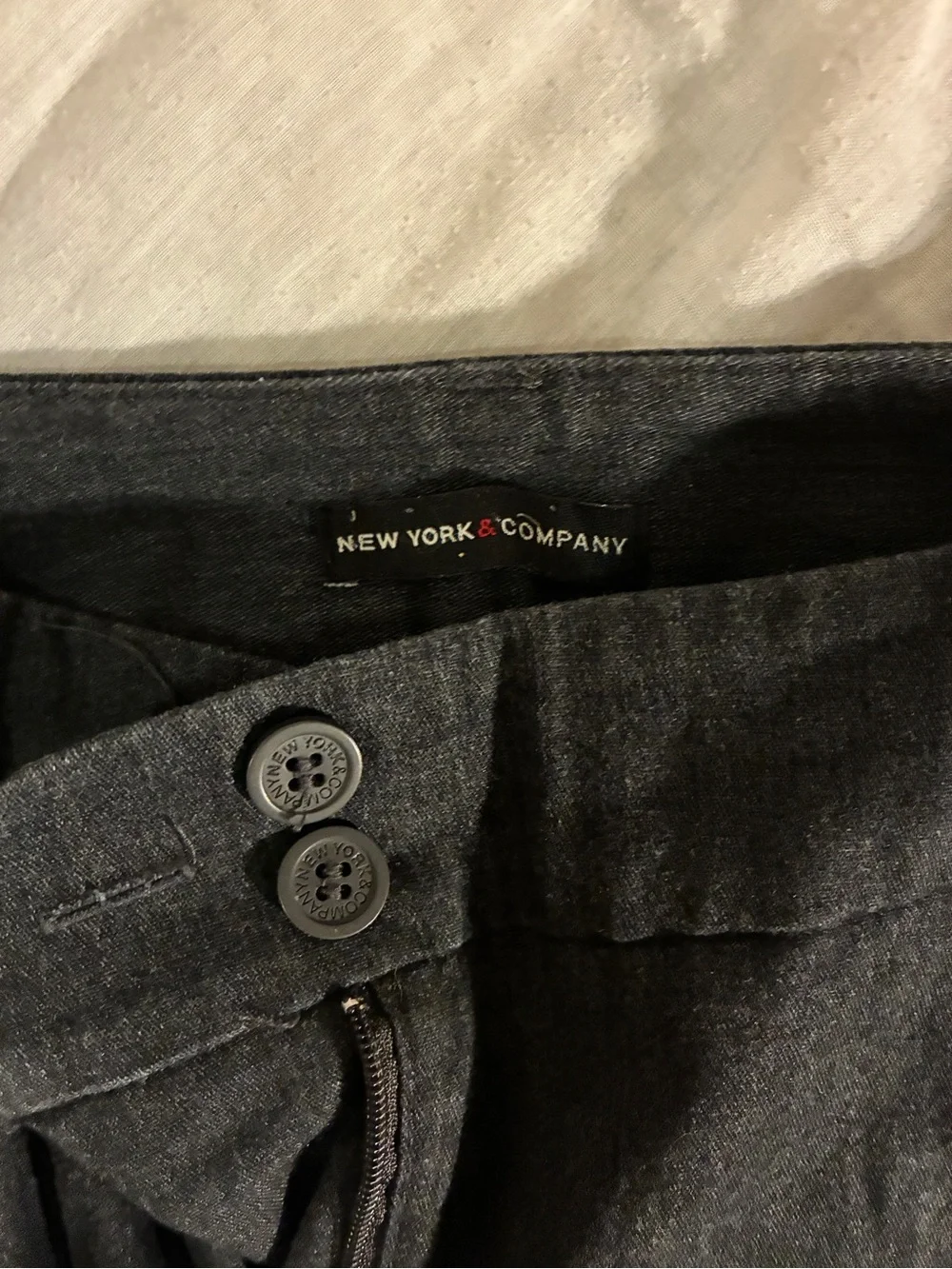 New York & Company Black Wide-Leg Trousers